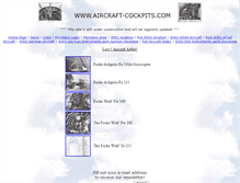 Tablet Screenshot of aircraft-cockpits.com